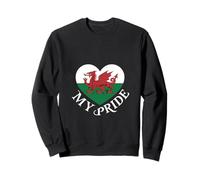 I Love Wales Bandera de Gales Gales Lover Wales Is My Pride Sudadera