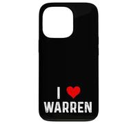 I Love Warren - Corazón - Angustiado Carcasa para iPhone 13 Pro