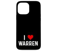 I Love Warren - Corazón - Angustiado Carcasa para iPhone 13 Pro MAX
