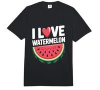 I Love Watermelon Summer Fruit Sandía Rebanada de sandía Comfort Colors Adult Heavyweight T-Shirt