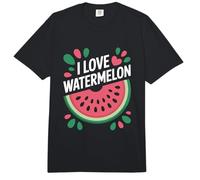 I Love Watermelon Summer Fruit Sandía Rebanada de sandía Comfort Colors Adult Heavyweight T-Shirt