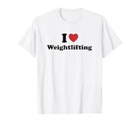 I Love Weightlifting Camiseta