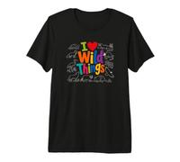I Love Wild Things Cute Wildlife Nature Animal Lover Camiseta Premium