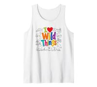 I Love Wild Things Wildlife Nature Animal Lover Camiseta sin Mangas