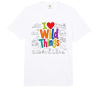 I Love Wild Things Wildlife Nature Animal Lover Comfort Colors Adult Heavyweight T-Shirt