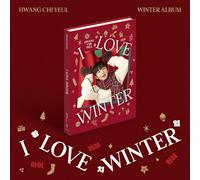 I Love Winter 4Cut Photo, pegatinas, 60 pg, tarjeta desplegable + tarjeta fotográfica