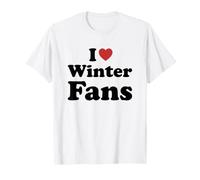 I Love Winter Fans Camiseta
