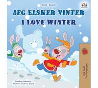 I Love Winter (Norwegian English Bilingual Book for Kids)