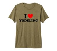 I Love Yodeling Funny Yodel Song Alpes Swiss Cow Canta Música Camiseta Premium
