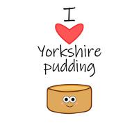I Love Yorkshire Pudding, I Heart Yorkshire Pudding, Funny Cute Notepad, Useful Notebook, Office Humour Gifts, Funny Office Journal, Shopping List, Sunday dinner, Yorkies, Yorkshire Pud