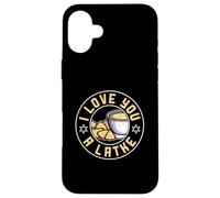 I Love You A Latke hebreo judío Carcasa para iPhone 16 Plus
