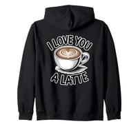 I Love You A Latte Sudadera con Capucha