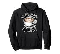 I Love You A Latte Sudadera con Capucha