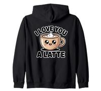 I Love You A Latte Sudadera con Capucha