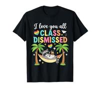 I Love You All Class Despedido Maestro Último Día de Clases Camiseta