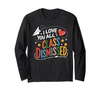 I Love You All Class Dismissed Celebra Maestro Fin Curso Manga Larga