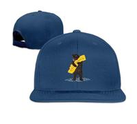 I Love You California Bear Solid Snapback Baseball Hat Cap One Size Navy