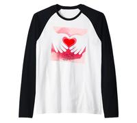 I Love You, Cool Love tee Shirt, Outstanding Love Hand Sign Camiseta Manga Raglan