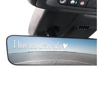 i love you drive safe aufkleber,pegatina para espejo «te quiero, conduce con cuidado», Pegatinas de letras para parabrisas en miniatura, pegatinas para coche,Pegatinas para la vista trasera-C||4PCS