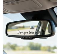 I Love You Drive Safe Pegatinas 8 Stk I Love You Drive Safe Vinilo Espejo Adhesivo de Espejo de Vinilo Adhesivo para Coche Impermeable Divertido Conducción Cuidado Interior del Coche Pegatinas