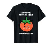 I Love You from My Head To-Ma-Toes (Cartoon Tomate Graphic) Camiseta