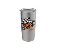 "I Love You. Merci.", Amor Elegante Vaso térmico de acero inoxidable de doble pared
