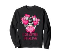 I Love You More The End I Win with Funny GNOME Valentine Sudadera