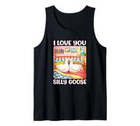 I Love You Silly Goose Romantic Couples Boyfriend Girlfriend Camiseta sin Mangas