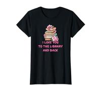 I Love You to The Library and Back: Women & Girl Book Reader Camiseta