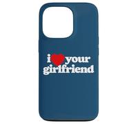 I Love Your Girlfriend Funny Heart Vintage Minimalista 80s Carcasa para iPhone 13 Pro