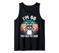 I’m 66 Too Old to Care Cumpleaños Camiseta sin Mangas