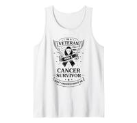 I’m a Veteran and a Cancer Survivor Don’t Underestimate Me Camiseta sin Mangas