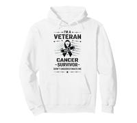 I’m a Veteran and a Cancer Survivor Don’t Underestimate Me Sudadera con Capucha