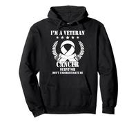 I’m A Veteran and Cancer Survivor Don’t Underestimate Me Sudadera con Capucha