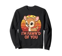 I’m Fawn’d of You Cute Deer Pun Love Sudadera