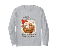 I’m Fine This Is Fine Snowman Just Having A Meltdown Manga Larga