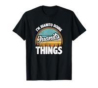 I’m Juanito Doing Juanito Things Funny T-outfits Camiseta Unisex-niños Black Pequeño Manga Larga Jersey Regular fit Retro Cuello crew Dobladillo doble Algodón, Poliéster Personalizado
