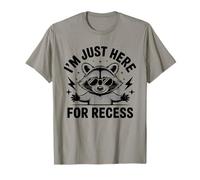 I’m Just Here For Recess Opossum Back To School Camiseta