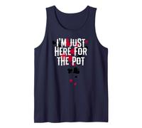 I’m Just Here for The Pot: Funny Poker Quote Design Camiseta sin Mangas