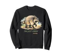 I’m Just Vibin’ Jimothy Viral Raccoon tee Raccoon Seattle Sudadera