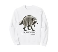 I’m Just Vibin’ Jimothy Viral Raccoon tee Raccoon Seattle Sudadera