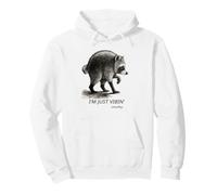 I’m Just Vibin’ Jimothy Viral Raccoon tee Raccoon Seattle Sudadera con Capucha