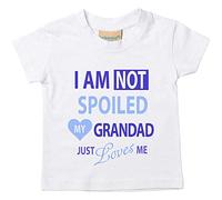 I 'm No Perder Mi Grandad Just Loves ME Camiseta de niños para bebé disponible en tamaños 0 - 6 meses a 14 - 15 años Nieto blanco blanco Talla:9-11 años