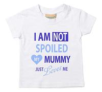 I 'm No Perder Mi momia Just Loves ME Camiseta de niños para bebé disponible en tamaños 0 - 6 meses a 14 - 15 años hijo blanco blanco Talla:6-12 meses