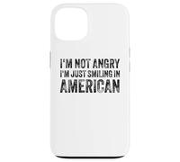 I’m Not Angry I’m Just Smiling In American For Men Women Carcasa para iPhone 13