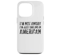 I’m Not Angry I’m Just Smiling In American For Men Women Carcasa para iPhone 13 Pro