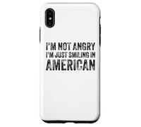 I’m Not Angry I’m Just Smiling In American For Men Women Carcasa para iPhone XS MAX
