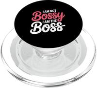 I’m Not Bossy I Am The Boss Funny Office Quote PopSockets PopGrip para MagSafe