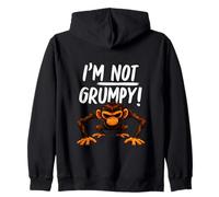 I’m Not Grumpy Funny Angry Monkey Men Women Kids Sudadera con Capucha