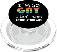 I´m So Gay I Can´t Even Think Straight Orgullo LGBT PopSockets PopGrip para MagSafe